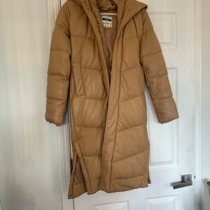 Abercrombie & Fitch Camel Puffer Jacket